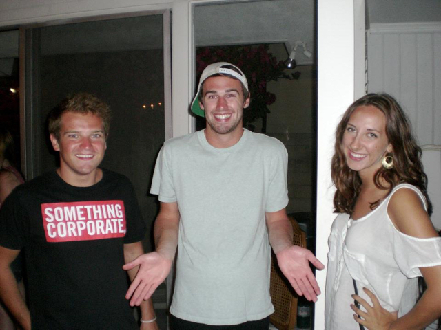 Austin with friends